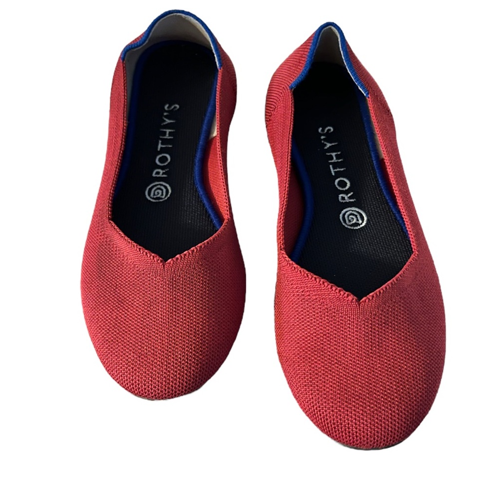 Rothy’s The Flat Round Toe Scooter Red